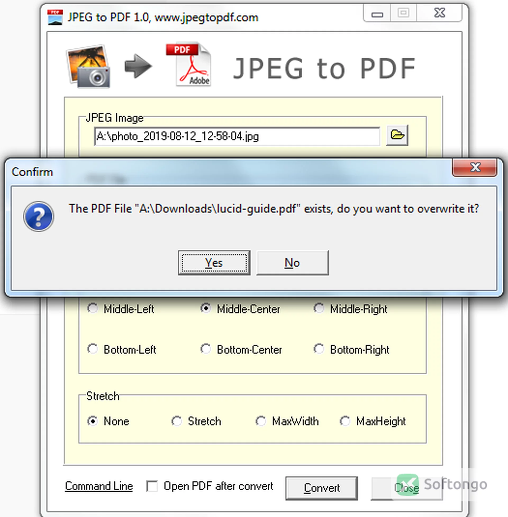 JPEG to PDF