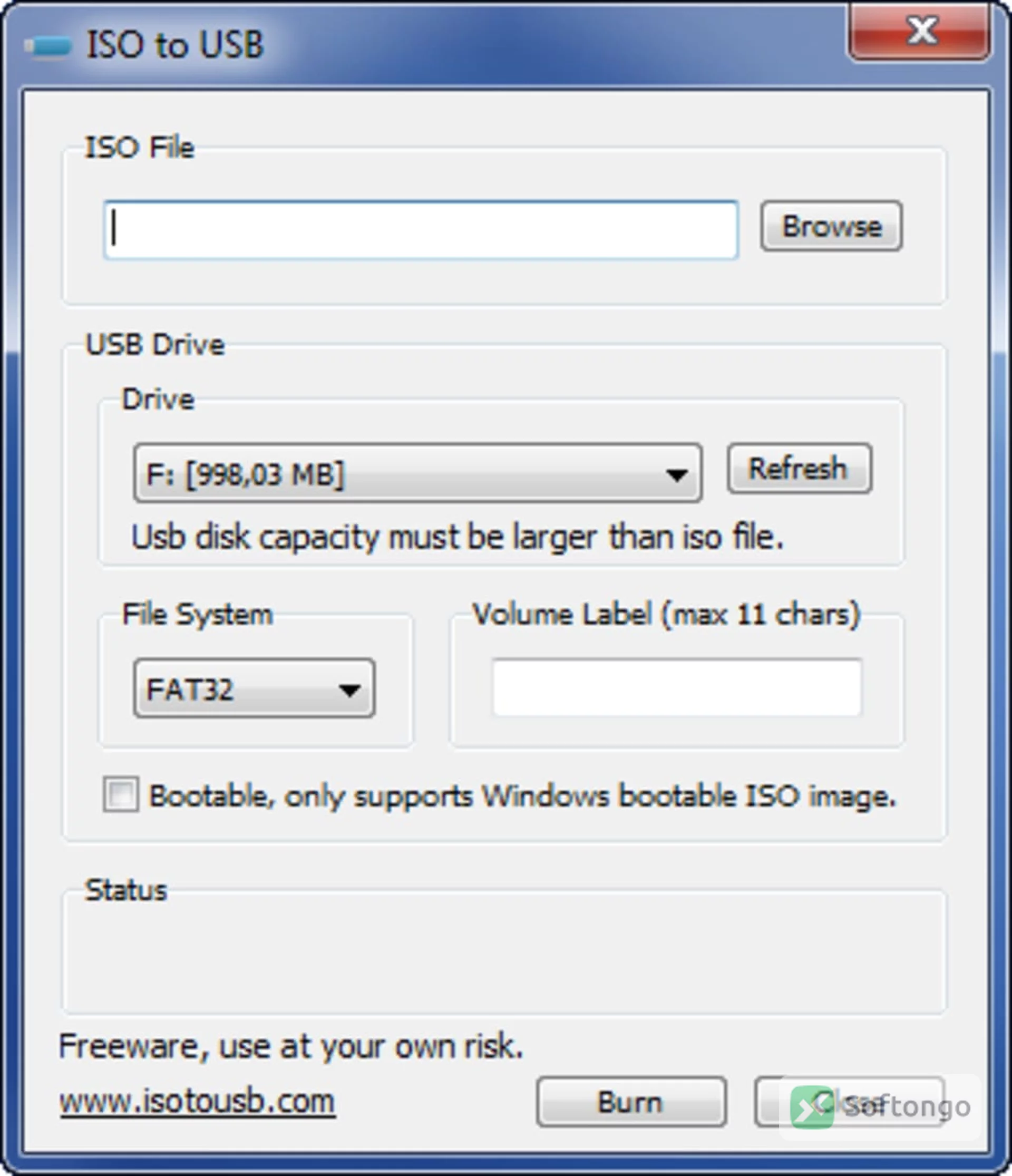 ISO to USB