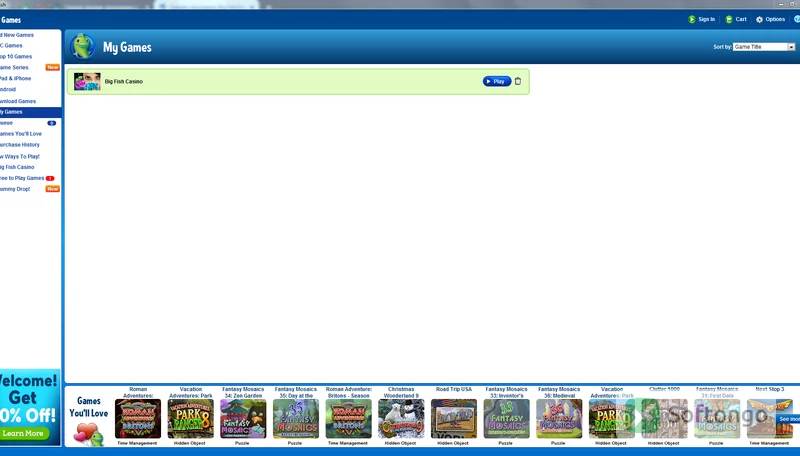 Big Fish Game Manager