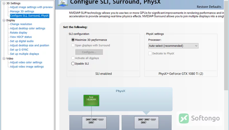 NVIDIA Control Panel