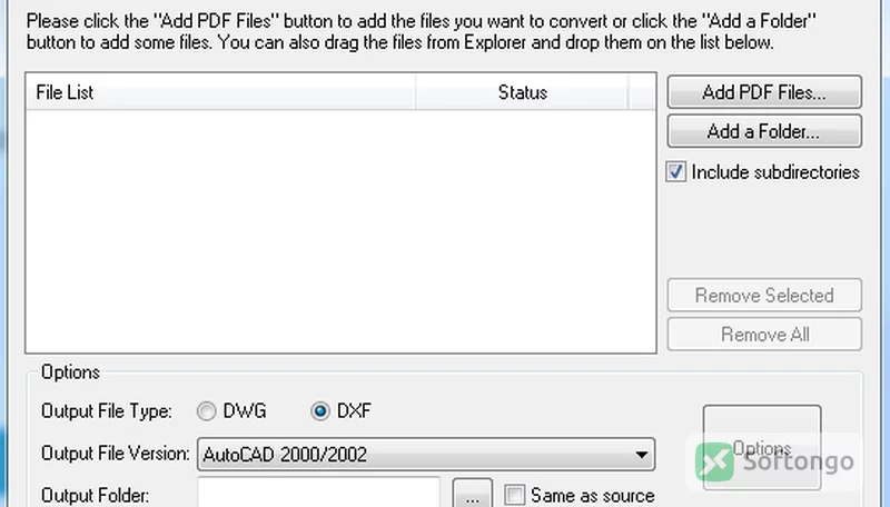 Any PDF to DWG Converter