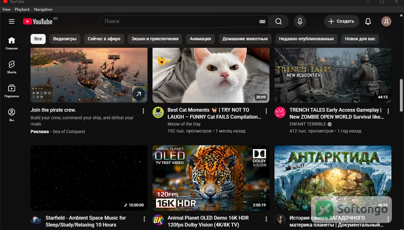 YouTube Desktop