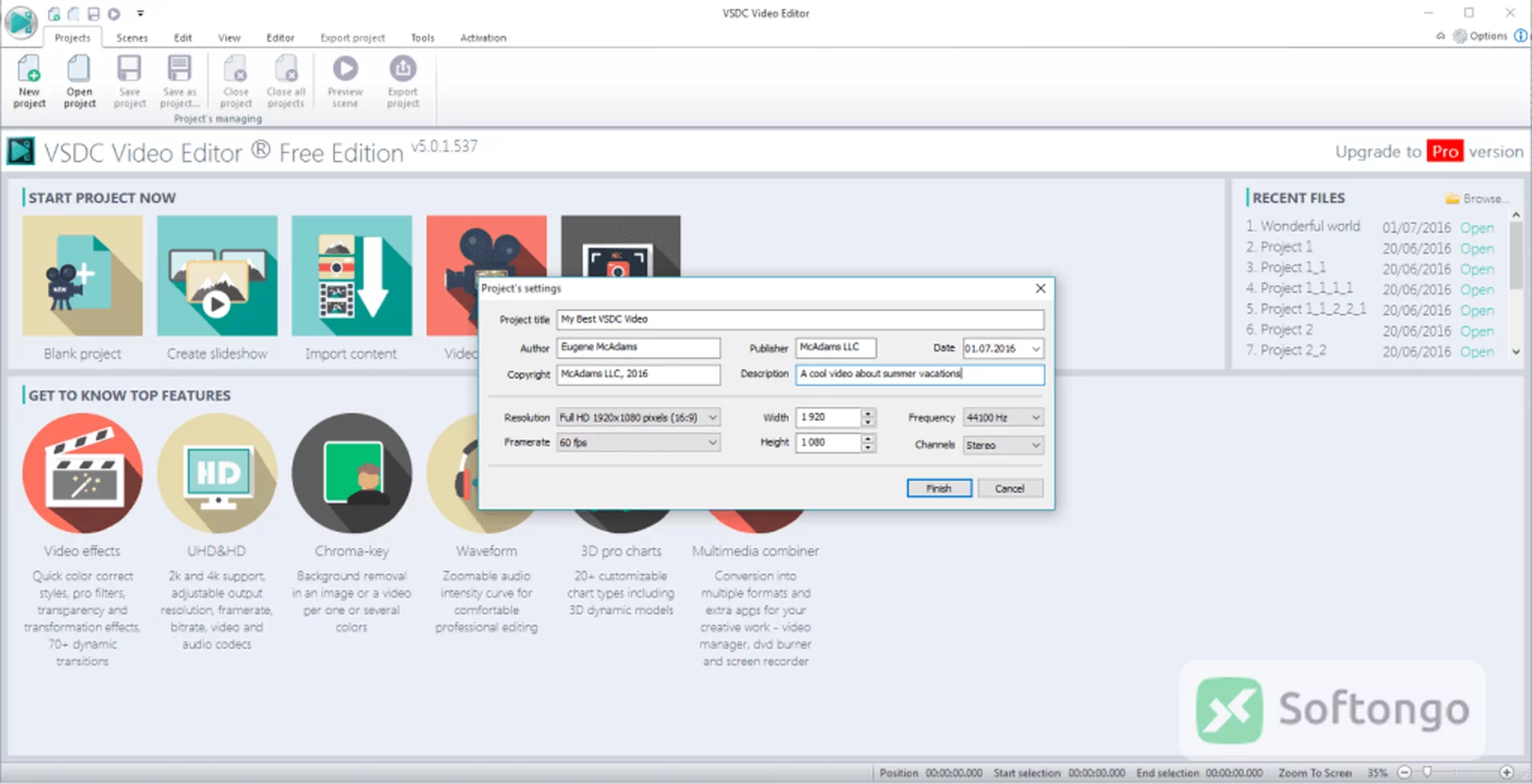 VSDC Free Video Editor