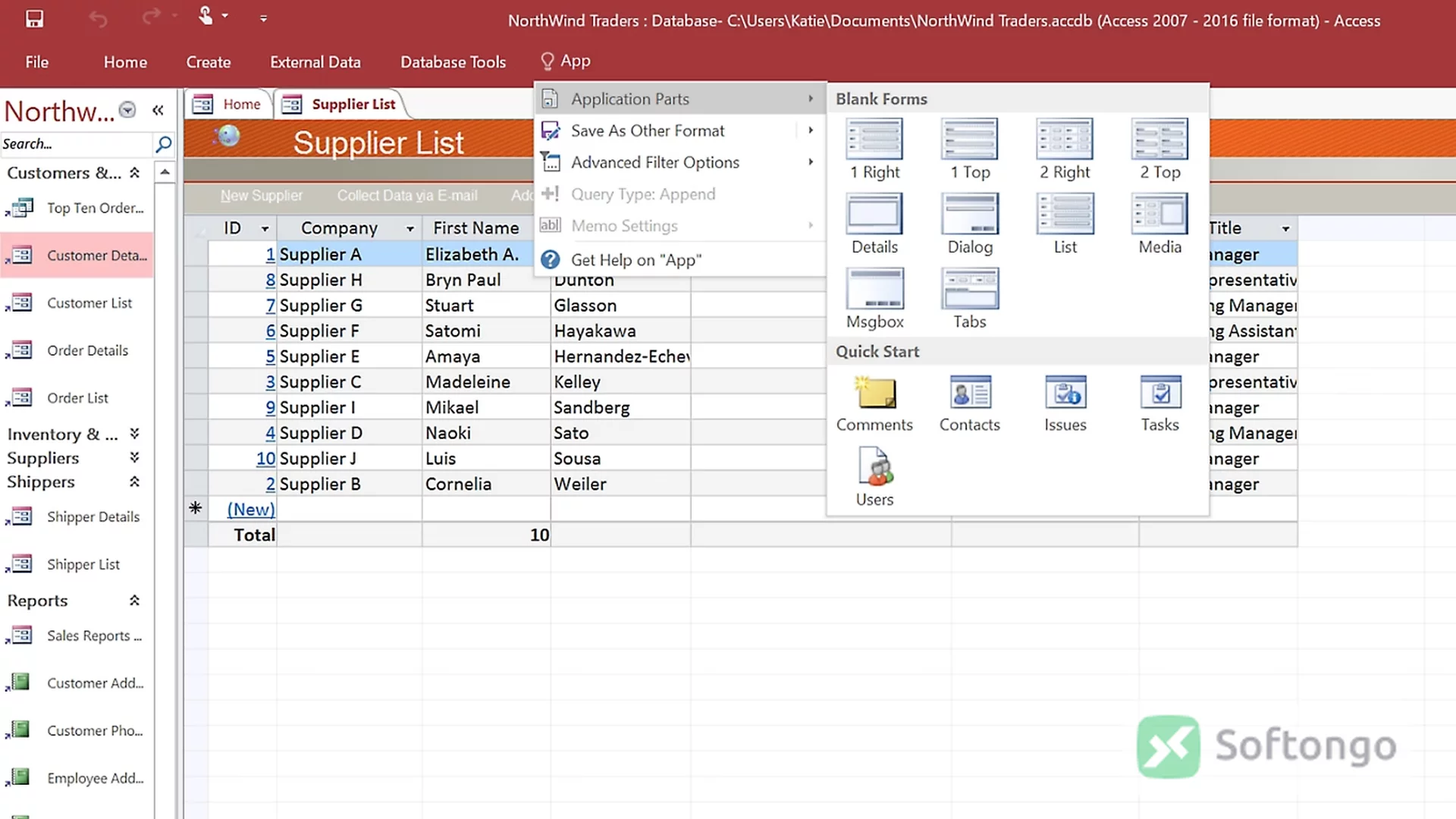 Microsoft Access