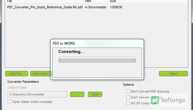 Free PDF to Doc Converter
