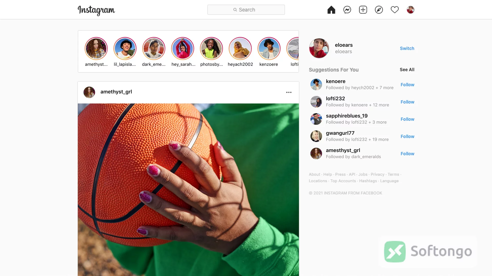 Instagram для PC
