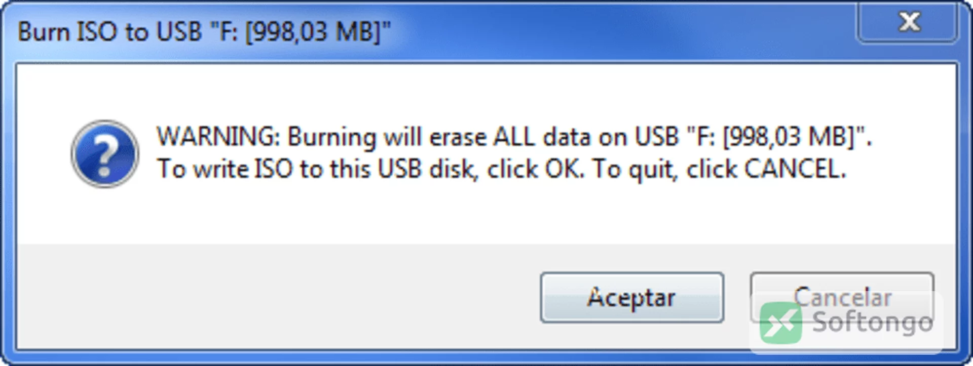 ISO to USB