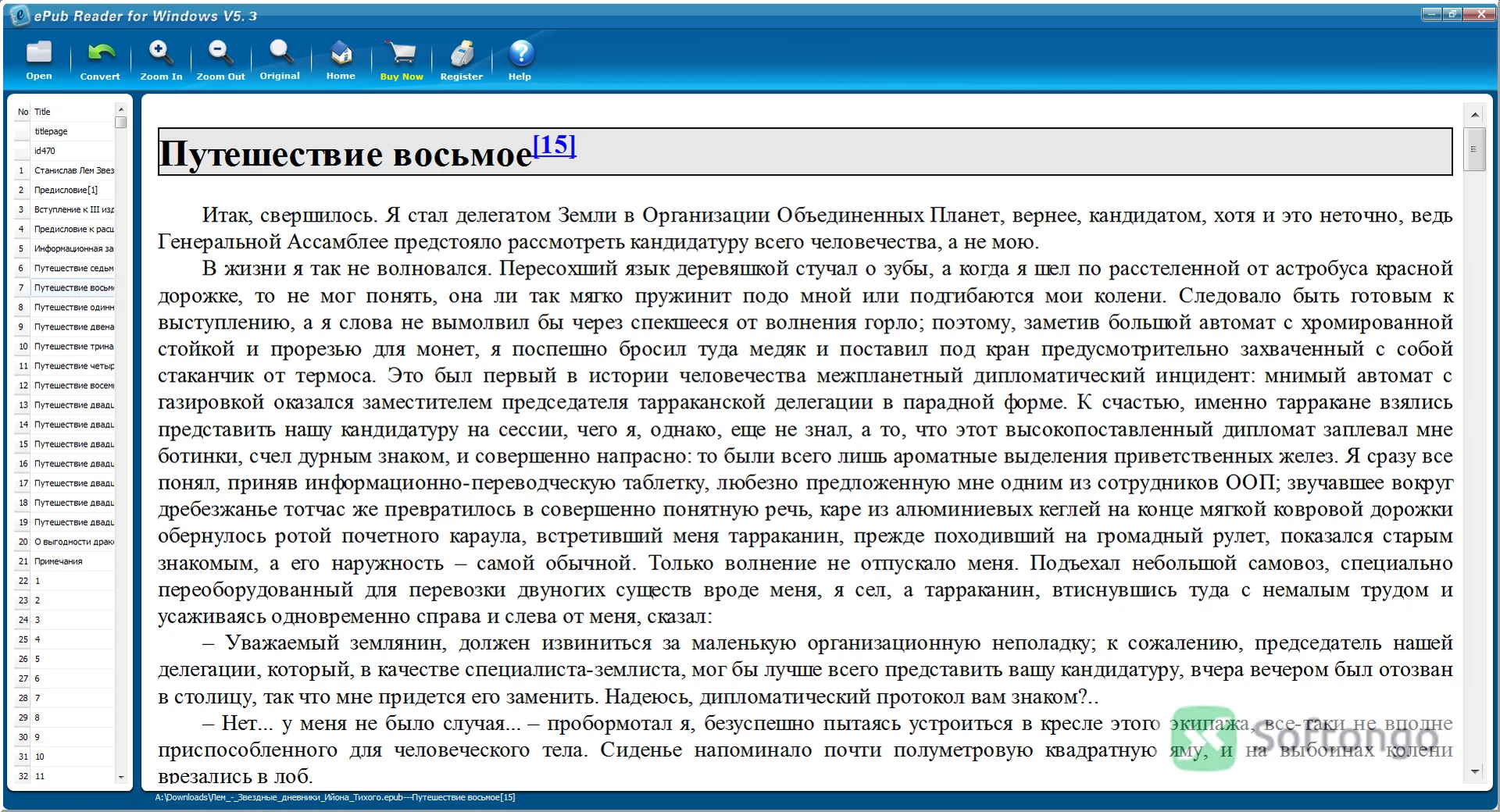 ePUB Reader for Windows