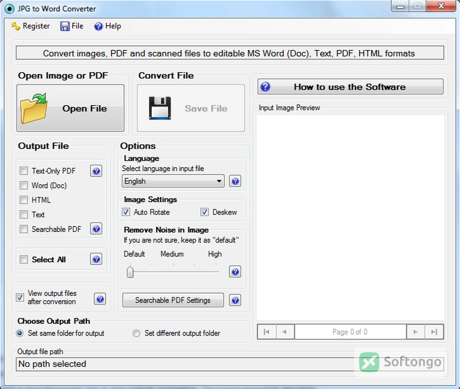 JPG to Word Converter