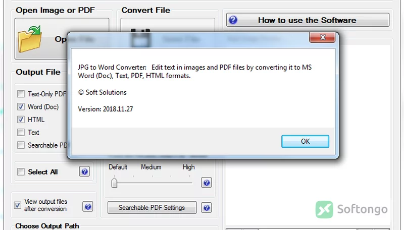 JPG to Word Converter