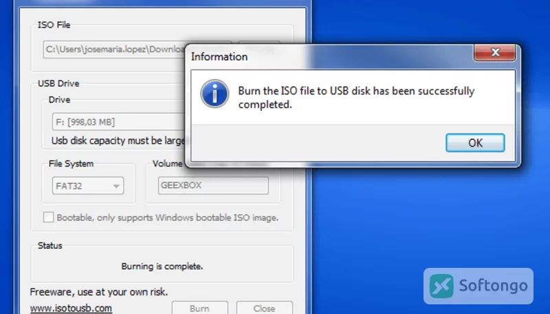 ISO to USB