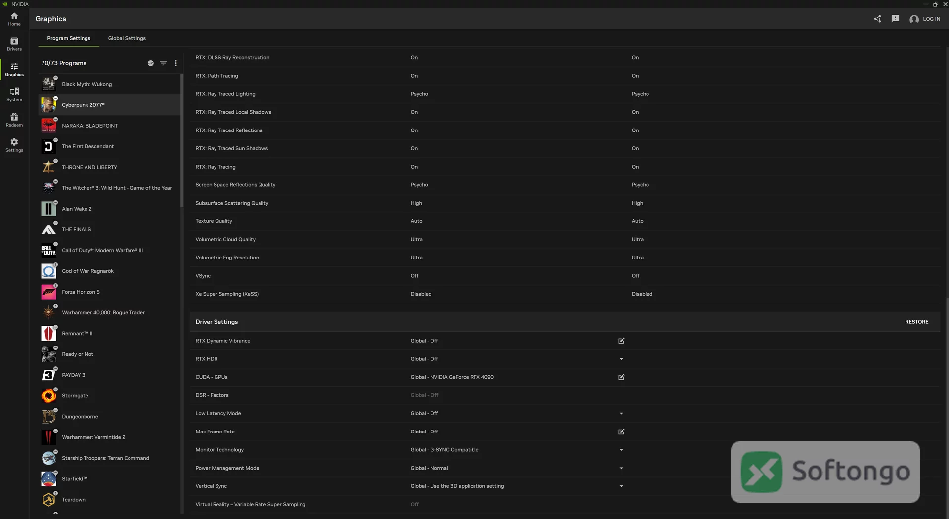 Nvidia app