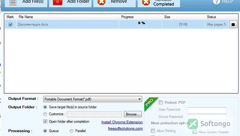 Free Word to PDF Converter