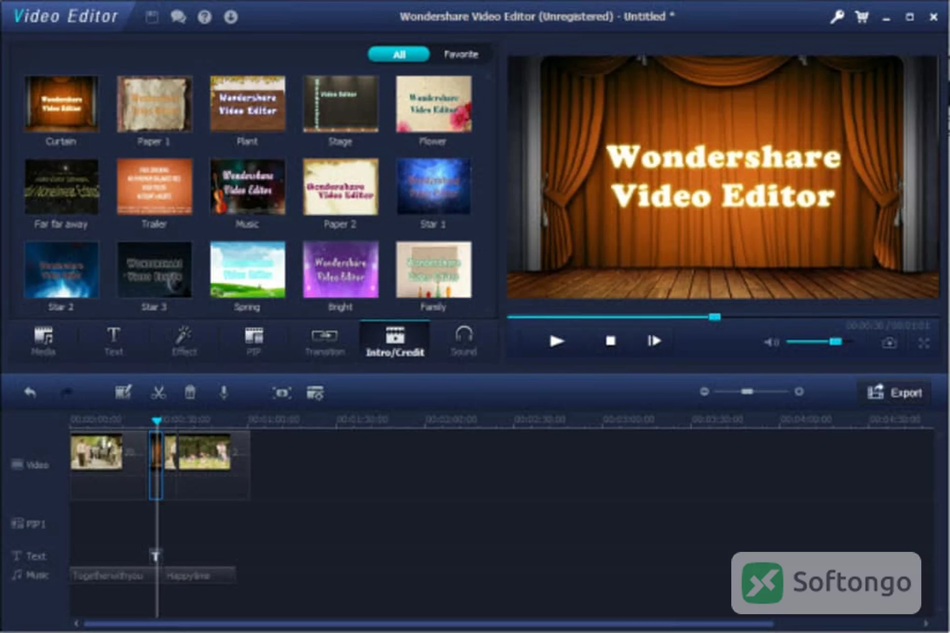 Wondershare Video Editor