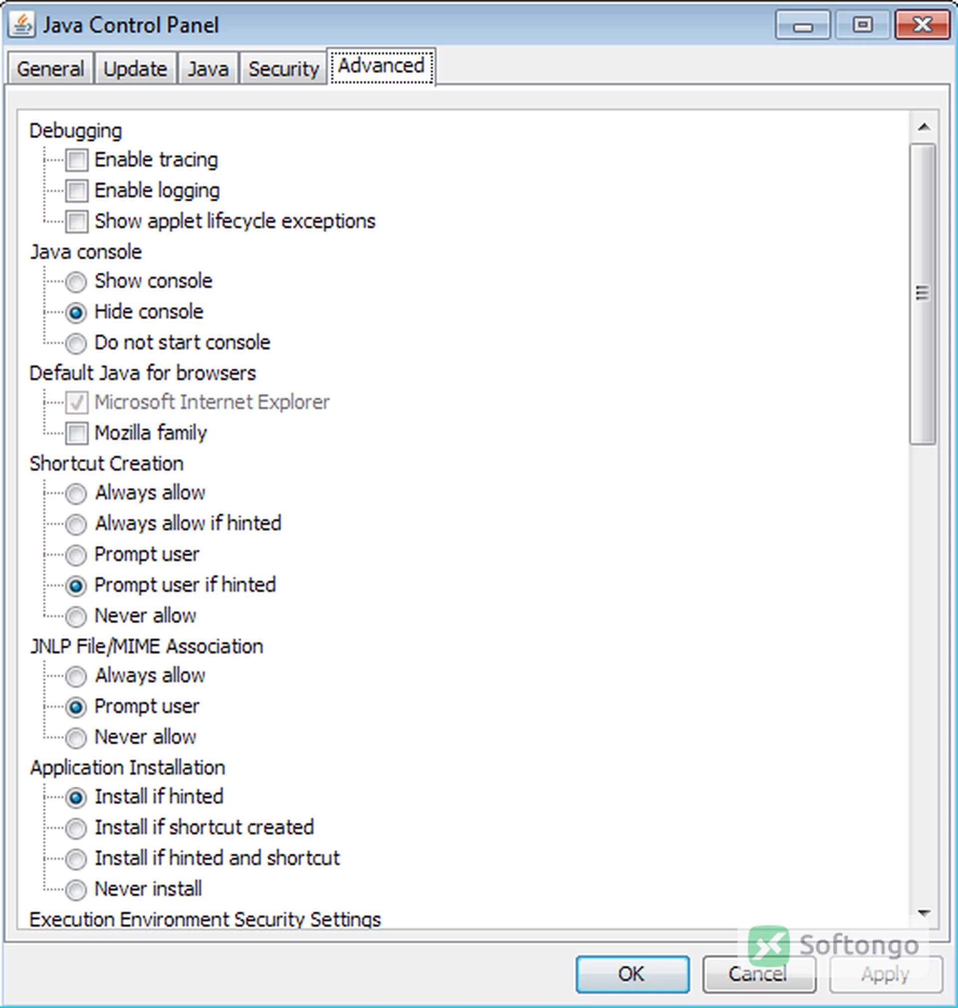 Java Runtime Environment