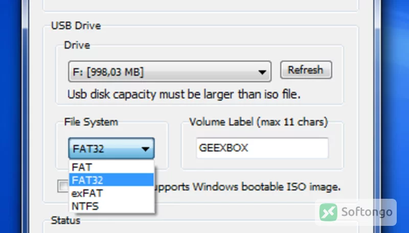 ISO to USB